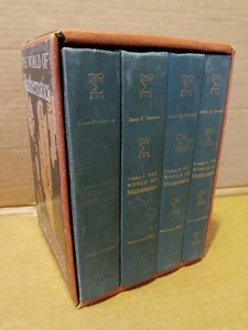 The World Of Mathematics 1956 by James Newman with slipcase - Imagen 1 de 9