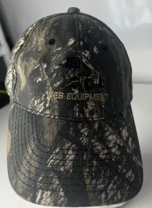 WEB EQUIPMENT Hat Cap Adjustable Camouflage Logo Forklift Cranes - Picture 1 of 3