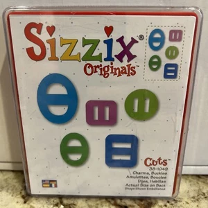SIZZIX ORIGINALS CUTS 38-1049 CHARMS BUCKLES DIES BRAND NEW SEALED FREE SHIP - Picture 1 of 4
