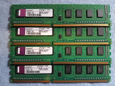 Kingston 4GB - 4 x 1GB 1Rx8 PC3-1600U DDR3-1333MHz Memory KTW149-ELD - Image 1 of 4