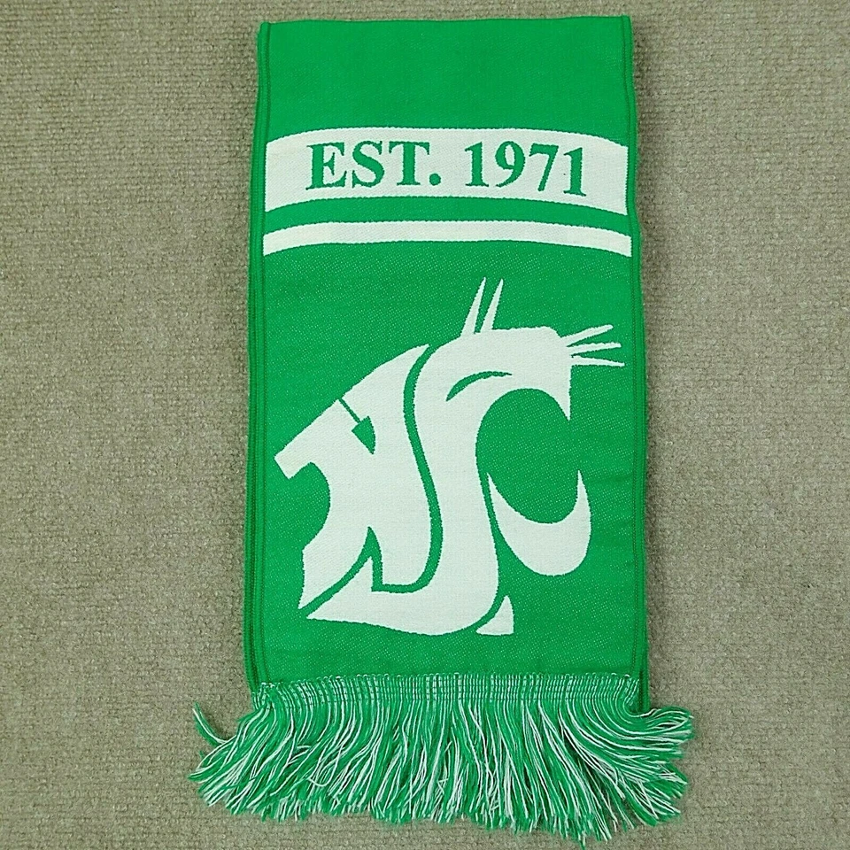 Bufandas North Star 1971 Cougars verde blanco Foto 1 de 3