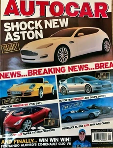 AUTOCAR MAGAZINE 02-MAR-04 - Chrysler Crossfire, Merc SL500 R230, BMW 645Ci E63 - Picture 1 of 2