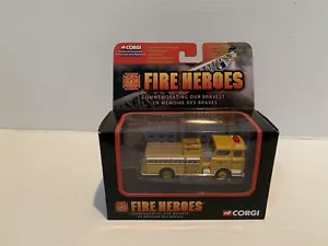 2002 Corgi Fire Heroes JERSEY CITY FIRE MACK CF PUMPER Showcase Edition CS90082 - Picture 1 of 7