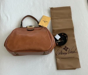 Neu Patricia Nash braune Vintage Ledertasche Gracchi im Used-Look war 229 $ - Bild 1 von 5