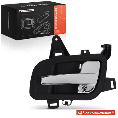 Manija de puerta interior delantera derecha cromada + negra para International Harvester ProStar Foto 1 de 4