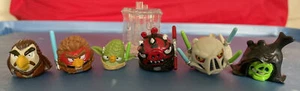 Angry Birds Star Wars Jedi vs Sith Set 6 Telepods, QR codes, Stand, 2013, Hasbro - Picture 1 of 4