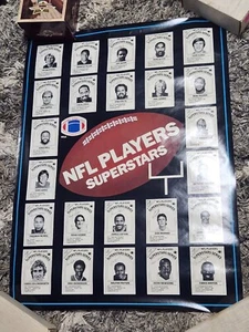 Póster vintage de superestrellas de jugadores de la NFL 32-1/2" X 24" Montana Elway Marino - Imagen 1 de 11