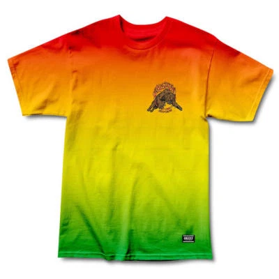 Camiseta para hombre GRIZZLY S/S BLAZING TRAIL - RASTA - mediana - nueva con etiquetas Foto 1 de 2