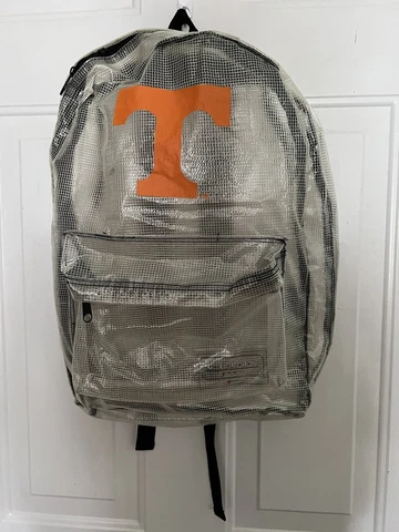 TN Volunteers Football UT Clear Game Day Adult Sized Backpack Cover