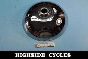 1412 07 HARLEY-DAVIDSON SOFTAIL FRONT WHEEL RIM HUB CAP COVER CHROME - Picture 1 of 7