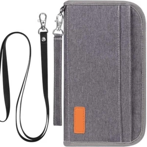 1x Family Passport Holder Card Wallet RFID Blocking Travel Document Organizer US - Picture 1 of 9