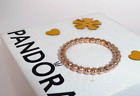 ❤️Genuine Pandora 14K Rose Gold Plated Bobble Ring  ALE Size 52❤️