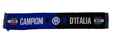 Sciarpa Inter Campioni D’Italia 2024 2 Stelle Prodotto ufficiale Campione - Immagine 1 di 3