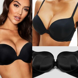 2 sizes bigger boost bra Super maximise Push Up THICK Padded bombshell - Picture 1 of 5