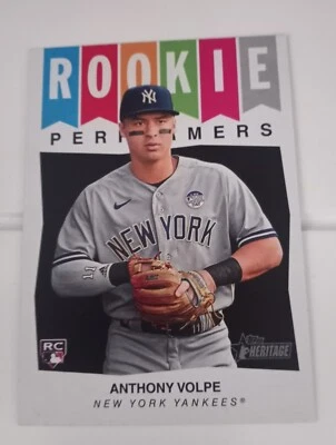 Anthony Volpe RC Performers frn Topps Heritage 2023. Great looking card mt... - Image 1 of 2
