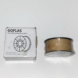 GOFLAS .035" 0.9mm-2 Lbs Spool Carbon Steel Mig Solid Welding Wire - Picture 1 of 1