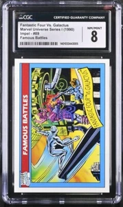 1990 Marvel Universe Fantastic Four vs Galactus CGC 8 NM-MT #89 - kostenloser Versand - Bild 1 von 2