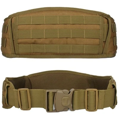 Tactical Hunting Shooting Molle Battle Belt Military Combat Padded Patrol Belt - Image 1 of 4