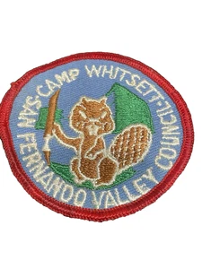  Camp Whitsett Boy Scout 1950’s San Fernando Valley Council Patch Beaver BSA - Bild 1 von 6