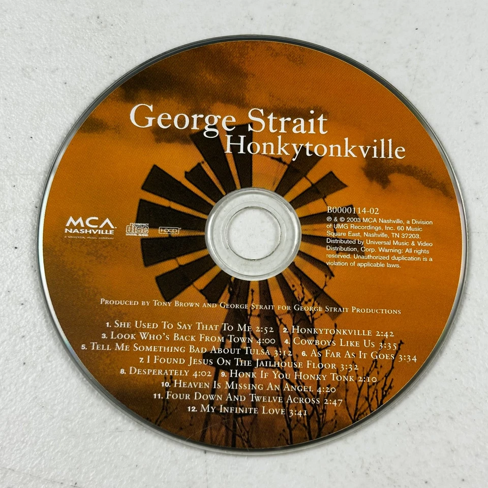 George Strait - Honkytonkville CD 2003 MCA Nashville Country Foto 1 de 1