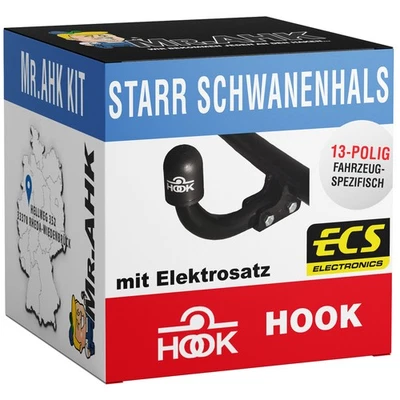 Für Skoda Yeti 5L 14-17 Hook Anhängerkupplung starr mit 13polig spezi. - Bild 1 von 3