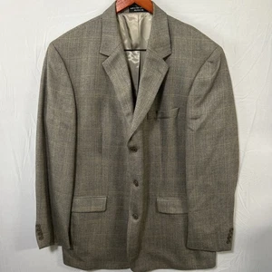 Andrew Fezza Men’s 46L Blazer Cashmere Wool Blend Gray Jacket NWT Classic Fit - Picture 1 of 9