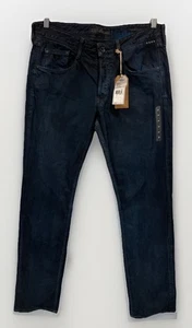 Guess Vermont Slim Fit Low Rise Tapered Leg Jeans Mens Size 33 NWT  Buzzard Wash - Picture 1 of 10