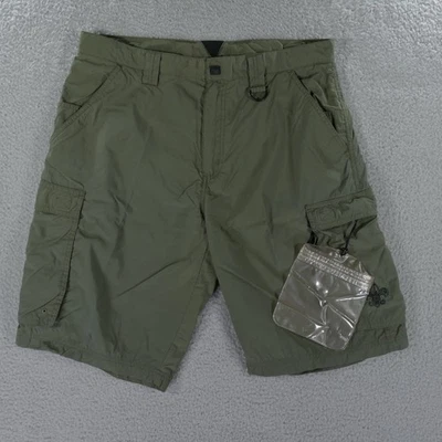 Boy Scouts of America Centennial Uniform Shorts Mens Medium Green Cargo Utility - Image 1 of 4