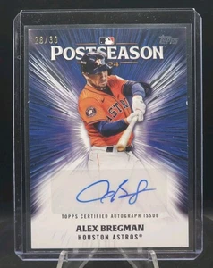 2025 Topps Serie 2 Alex Bregman Postemporada Rendimiento Automático 28/30 Houston Astro - Imagen 1 de 3