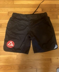 Gracie Barra No Gi Shorts Mens 30 Black Equipe Edition Jiu Jitsu MMA - Picture 1 of 3