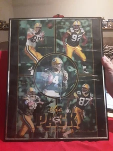 Vintage Green Bay Pack "The Pack" Poster 1997 gerahmt - Bild 1 von 5