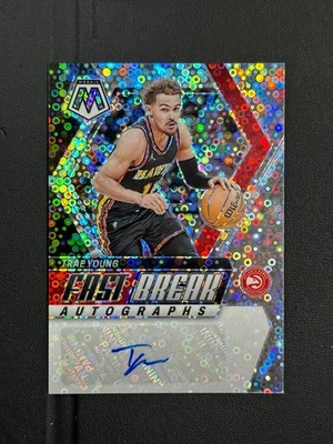 2023 Panini Mosaic Fast Break  Trae Young Auto#AN - Image 1 of 2
