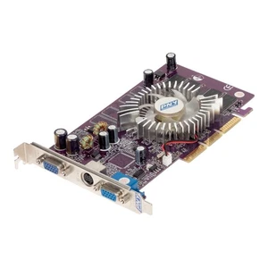 Graphic Card PNY Nvidia Geforce FX5200 128MB GF05200A8D11O-0C AGP - Picture 1 of 3