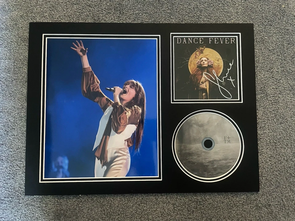 Florence & The Machine Dance Fever Signed autograph cd mount display - Image 1 of 1