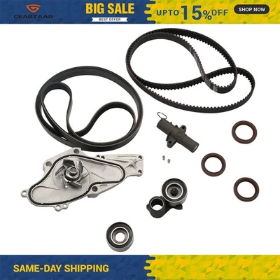 Water Pump Timing Belt Kit For 05-17 HONDA ODYSSEY ACCORD ACURA TL MDX 3.5L US - Image 1 of 4