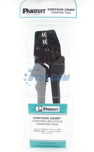 Panduit CT-1014 Contour Crimp Controlled Cycle Crimping Tool, 22-14awg ~STSI - Picture 1 of 5