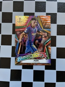 2021-22 Topps UCL Jade Futuras Estrellas Pedri Año del Tigre /75 FC Barcelona - Imagen 1 de 2