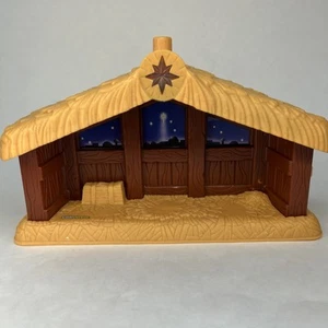 Fisher Price Little People Krippenstall Geräusche Licht 2002 - Bild 1 von 8