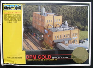 DPM Gold 660 Woods Furniture N Holz Möbel Fabrik Eisenbahn Modellbausatz Kit - Bild 1 von 7
