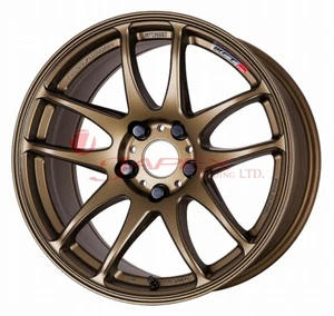 WORK EMOTION CR Ultimate Kiwami 17in 9J +38/+28/+17 5x114.3 Ash Titanium (AHG) - Picture 1 of 3
