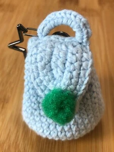 HANDMADE Crochet MINI BACKPACK~ Keychain, charm, dangle~ NEW TOY F - Picture 1 of 7