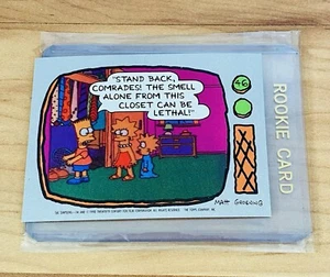 The Simpsons Bart & Lisa Simpson Rookie 1990 Topps Card #46 Vintage 90’s NM - Bild 1 von 2