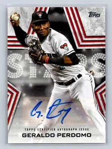 2023 Topps Series 1 Geraldo Perdomo Baseball Stars Autograph Auto #BSA-GP - Picture 1 of 2