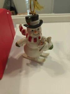 Lenox Very Merry Snowman Ornament - Picture 1 of 2