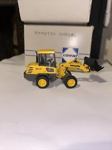 Conrad 1:50 Komatsu Radlader WA 75 Mint Condition Model Box Wear - Picture 1 of 8