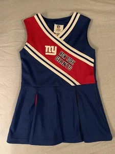 NFL Team Apparel New York Football Giants Kids Cheerleader Uniform 4T (Used) - Picture 1 of 1