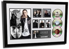 NEW EMINEM SLIM SHADY SIGNED LIMITED EDITION FRAMED MEMORABILIA