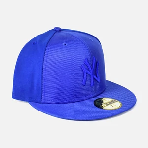 New York Yankees Tonalistic Nylon Blue Athletic Logo 5950 New Era MLB Fitted Hat - Picture 1 of 5