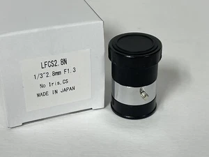 2.8mm 1/3" 1:1.3 CS Mount Fixed Iris Lens for CCTV Security Scan Camera JAPAN - Picture 1 of 3