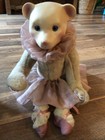 Ballerina Bear Love and Roses Doll by Wendy Brent with Limited Ed.